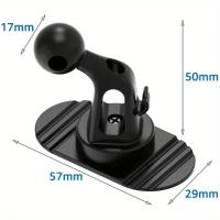 Soporte De Teléfono Para Coche De Alta Calidad Rotativo 360° Base Adhesiva 3M Con Gancho Para Cable Juego De 17mm Para Tablero De Coche - details 1