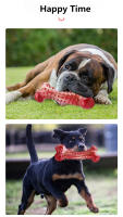 Juguetes Resistentes Para Masticar Para Perros Grandes Sabor a Carne Indestructibles Bonecos De Limpieza De Dientes Para Perros Juguetes Para Masticar - details 4