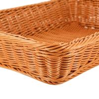 Cesta De Frutas Tejida a Mano De Imitación De Rattan Para Almacenamiento En Casa Y Cocina Tamaño round 20/25/30cm Caja De Almacenamiento Ecológica - details 16