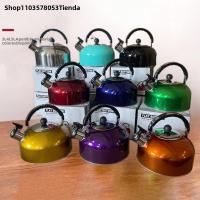 Tetera De Acero Inoxidable 3/4/5L Para Estufa a Gas Whistling Kettle Con Mango Ergonómico Para Camping Y Cocina - details 0