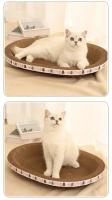 Nueva Rascadura Para Gato Redonda Oval Corrugada Accesorios Para Gatos Juguete Interactivo De Molienda De Uñas Cama De Gato - details 6