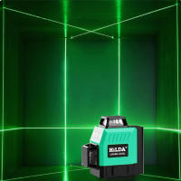 Nivel De Láser HILDA Mini 12 Líneas 3D Auto-nivelación 360 Grados Horizontal Y Vertical Cruzado Super Potente Haz De Láser Verde Portátil Línea - details 2