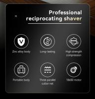 Kemei Afeitadora Eléctrica Profesional Recargable Con Tres Cuchillas De Plata Para Barbero Cabeza Desnuda Sin Cable Velocidad De 8500 RPM Para Hombres - details 1