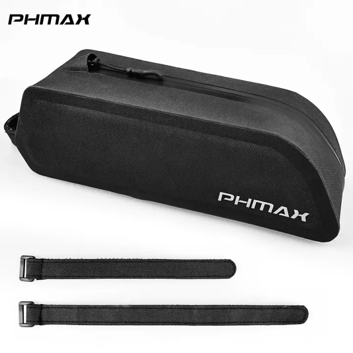 Bolsa De Marco De Bicicleta PHMAX Gran Capacidad Impermeable Accesorios De Bicicleta Para Ciclismo Negro Adecuado Para Mountain Bike Y Road Bike - 1