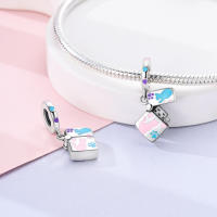 Colgante De Serie Trabajo Y Carrera En Color Plata Para Pulsera Pandora DIY Joyería Para Mujer Zirconia Metálica De Plata - details 69