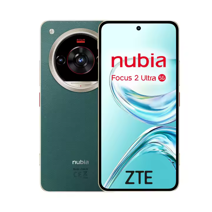 ZTE nubia Focus 2 Ultra 5G, Smartphone Libre con IA, 8GB+512GB [VERSION ESPAÑOLA], Lente Giratorio, Pantalla AMOLED 6,8", Cámara 50MP con IA, Botón capturador, Batería 5000mAh, Android 15, Incluye Funda y Protector - 1
