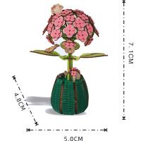 Puzzle 3D De Madera Juguete Educativo Para Niñas Ornamento Hecho a Mano Decoración De Sol Y Girasol Tamaño 34x21x0.4cm - details 11