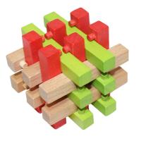 Juego De Puzzle Interlocking De Madera 3D IQ Brain Teaser Kong Ming Lock Lu Ban Para Adultos Y Niños Juguete De Desafío Mental - details 5