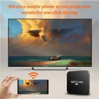 MXQ Pro 5G 4K Android TV 14,0 Caja, RAM 1GB ROM 8GB Android Smart Box de Doble 2,4G/5G banda WiFi Quad Core reproductor multimedia para el hogar - details 1