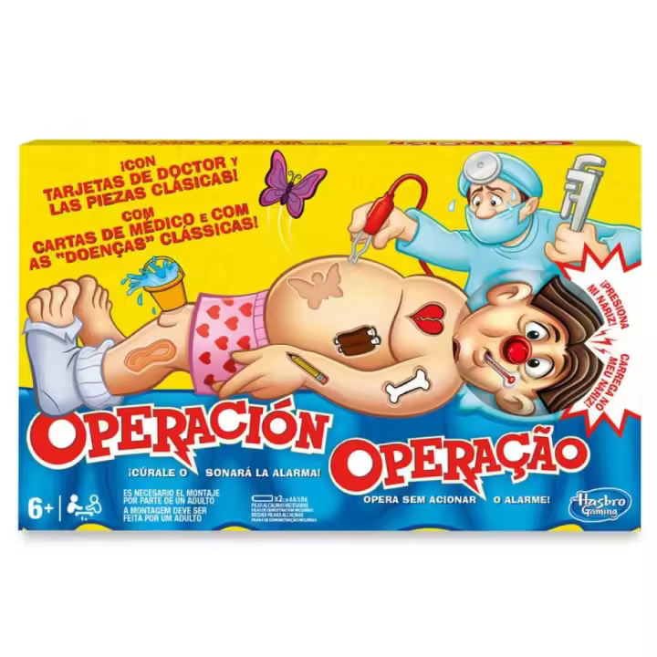 Hasbro Juego De Mesa Operacion Español/portugues - 1