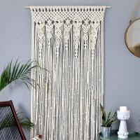 Gran Tapiz de pared de Algodón de macrame Hecho by hand para Telón de Fondo de La Boda, Cortina interior/exterior-90*180cm - details 0