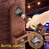 Abrepuertas Vintage De Madera Colgante Para Pared Con Catcher De Botellas De Cerveza Herramientas De Barra Accesorios De Cocina Decoración De Halloween - details 0