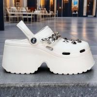 Sandalias De Talón Para Mujer Verano 2025 Con Cadena Y Plataforma Cómodas Para Jardín Y Moda Cierre Pull on Material EVA - details 9