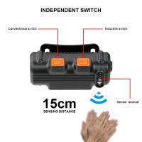 Linterna Frontal LED COB Recargable Por USB Con Batería Integrada Multifuncional 6 Modos Zoom Inducción Para Camping Y Senderismo - details 5