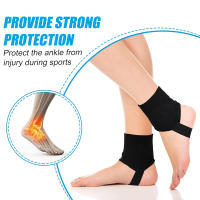 1Par De Soporte De Tobillo Compresión Bracelete De Tobillo Para Deportes Como Correr Y Fútbol Ayuda En Esguinces Y Tenositis Alivio Del Dolor - details 7
