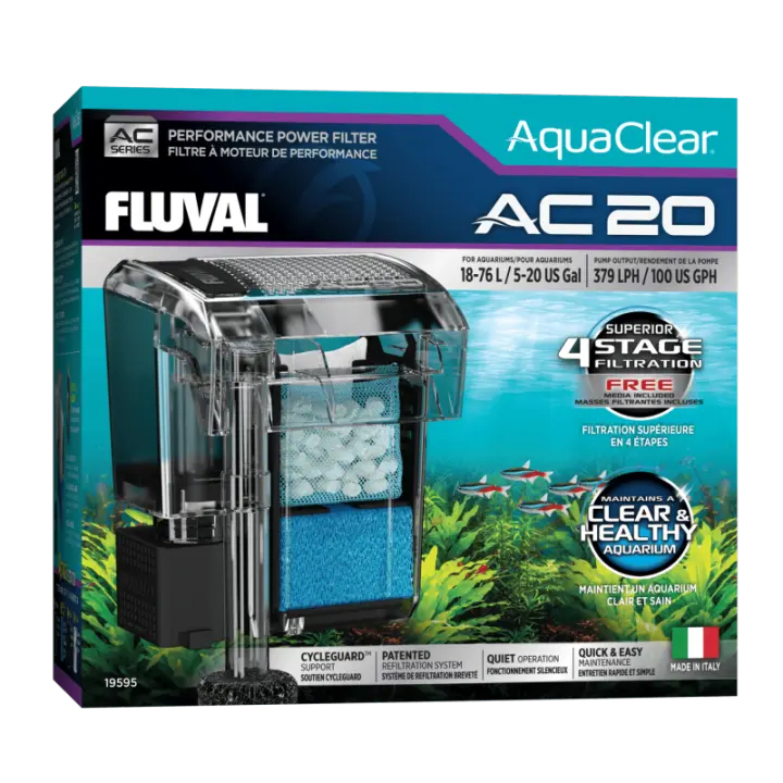 Fluval Mochila Aquaclear - Sistema de Refiltración Acuarios - 1