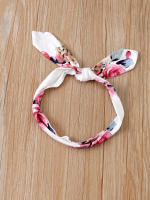 Conjunto De Ropa Para Bebé Niña De 0 a 18 Meses Con Capucha Estampado De Flores Top De Manga Larga + Pantalones + Diadema Con Lazo Moda Otoño - details 7
