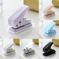 Pegatina De Perforación Mini Minimalista 1pc Para Scrapbook Perforadora De Papel Redonda Portátil Para Artesanía Y Oficina - details 0