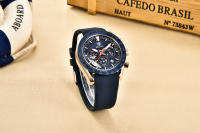 Reloj De Pulsera Deportivo De Lujo Para Hombre BENYAR Con Correa De Cuero Resistente Al Agua Y Cuarzo Militar Marca Nueva - details 15