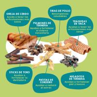 MAIKAI PETS - Pack de 7 Chuches para Perros + Aceite de Salmón 250 Ml - Snacks Naturales - Dieta BARF - Premios Saludables - details 4