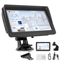 Navegador GPS para coche de 7 pulgadas con pantalla táctil, navegador GPS para camión, parasol, navegador por satélite, 256 M+8 G, mapa de Europa, navegadores GPS - details 0