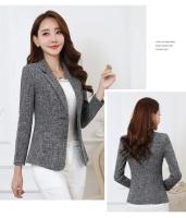 Chaqueta De Negocios Para Mujer Estilo Lady Oficina Elegante Y Ajustada Cierres Únicos Blazer Formal Para Todas Las Estaciones - details 38