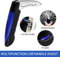Barras De Agarre Para Coche Bastón Auxiliar De Movilidad Herramienta Automotriz Para Niños Ancianos Negro Accesorio De Vehículo - details 2