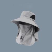 Gorro De Pesca Para Hombres Sombrilla Grande Protección Solar Gorro De Verano Cubrimiento Facial Al Aire Libre Montañismo - details 9