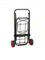 STARLEY-Carro multiuso 25-40kg bricotech Carro de compras plegable Carro de equipaje Carretilla de dos ruedas Remolque plano Remolque plegable Tubo de acero de dos ruedas.31X33cm 42x39x97cm - details 1