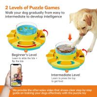 Juguete De Lógica Para Perros 2 Niveles Alimentador De Alimentos Y Golosinas Dispensador De Entretenimiento Y Formación De IQ Para Todas Las Raza 4.2 Pulgadas - details 3