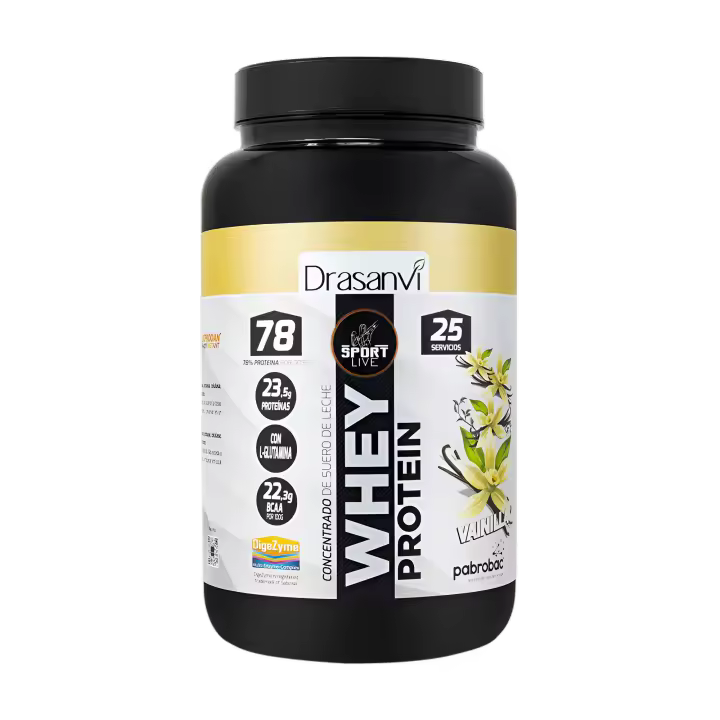 DRASANVI PROTEINA WHEY CONCENTRADA - SABOR VAINILLA - 750 GR - 1