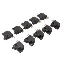 10 PiezasInterruptor De Freno De Manillar Para Motocicleta Universal Izquierdo/Derecho Delantero Adecuado Para Scooter Eléctrico ATV Buggy Control De Freno De Disco - details 0