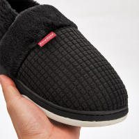 Zapatillas De Casa Para Mujer Invierno Antideslizantes Algodón Cálidas Plush Para Parejas Zapatos Internos Transpirables Talla Verdadera - details 10