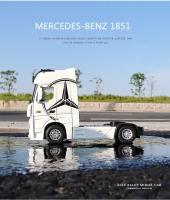 Modelo De Camión Mercedes-Benz ACIROS 1:24 En Aleación De Metal Simulación Alta Con Sonido Y Luz Juguete De Colección Para Niños - details 11