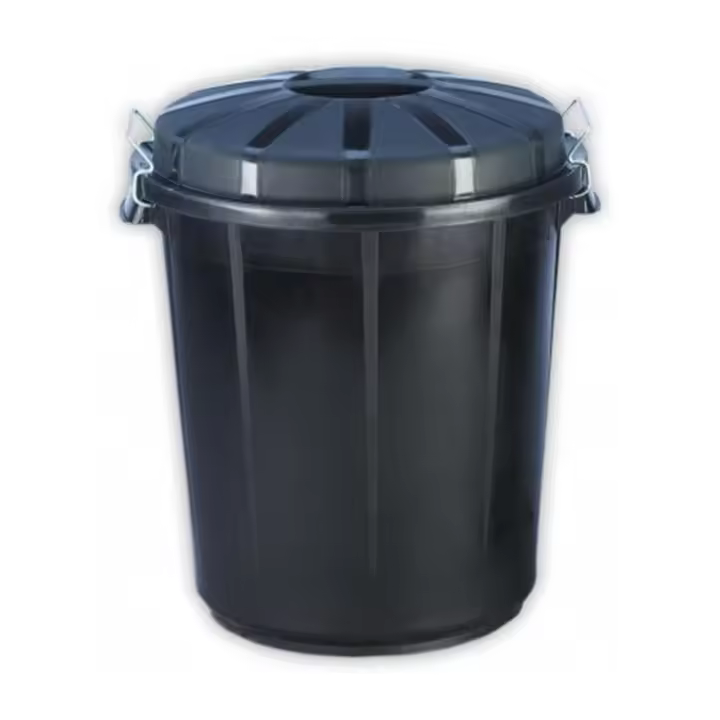 JARDIN202 - Barreño de plastico 100 litros Negro - 1