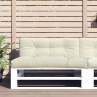vidaXL Cojín para sofá de palets tela 120x40x12 cm en color Gris/Beige/Negro y más | acolchados duraderos para sofás de jardín terraza exterior - details 11