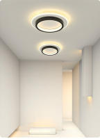 Lámpara De Techo Moderna Y Sencilla LED Decorativa Nórdica Luces De Interior Para Sala De Estar Dormitorio Pasillo Material Metálico Y Acrílico - details 6