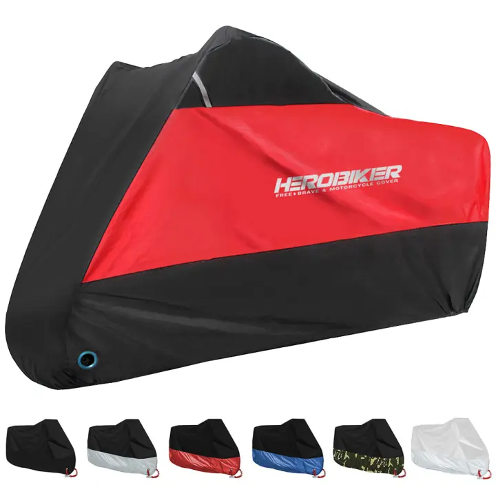 Cubierta Impermeable Para Motocicleta Funda Moto Protección UV Y Anti-Polvo Cubierta De Lluvia Para Motocicleta Y Scooter Al Aire Libre Y Interior - 1