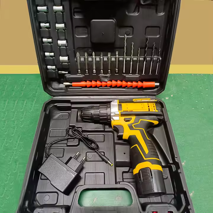 Batería Eléctrica De Láser Herramienta Eléctrica Multifuncional Destornillador Eléctrico Con Caja De Accesorios Para DIY En El Hogar - 1