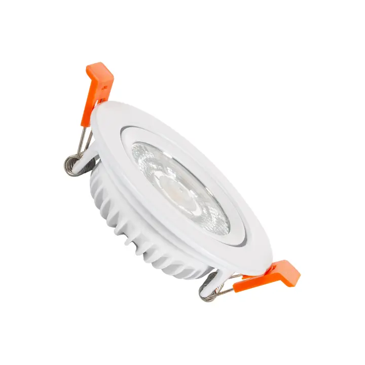 Ledkia Foco Downlight LED 5W Circular COB CRI90 Slim Corte Ø 75 mm No Flicker 2700K Blanco Cálido - 1