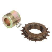 Kit De Adaptador Para Bicicleta De Tres Ruedas Y Motocicleta Freewheel 16T Con Adaptador De 20mm Ligero Fácil Instalación Para Repuesto - details 2