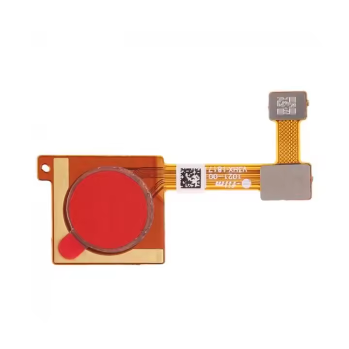 IMATICA LOS PALACIOS Botón Home Flex Cable para Xiaomi Mi A2 / 6X Lector de Huellas Principal Rojo - Repuesto para Teléfono Móvil - 1