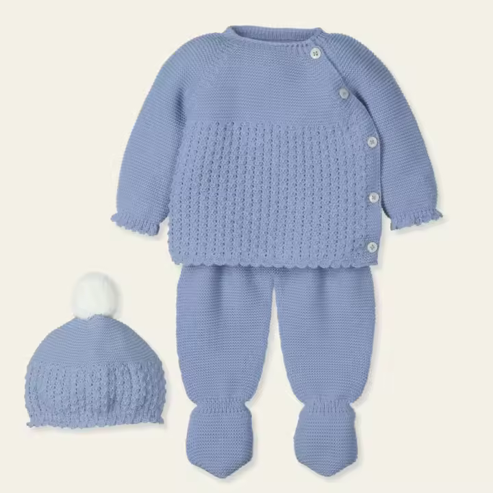 Traje 3P Canesú cruzado botones ENTERNECER MAC ILUSION M9417 Conjuntos con Polaina Mac Ilusion 0 - 3 Meses Bebe niño REBAJAS/ Outlet Otoño-Invierno Outlet Invierno Prematuros Ropa Recién Nacido TALLAS OUTLET INVIERNO NIÑO Otoño 24 - 1