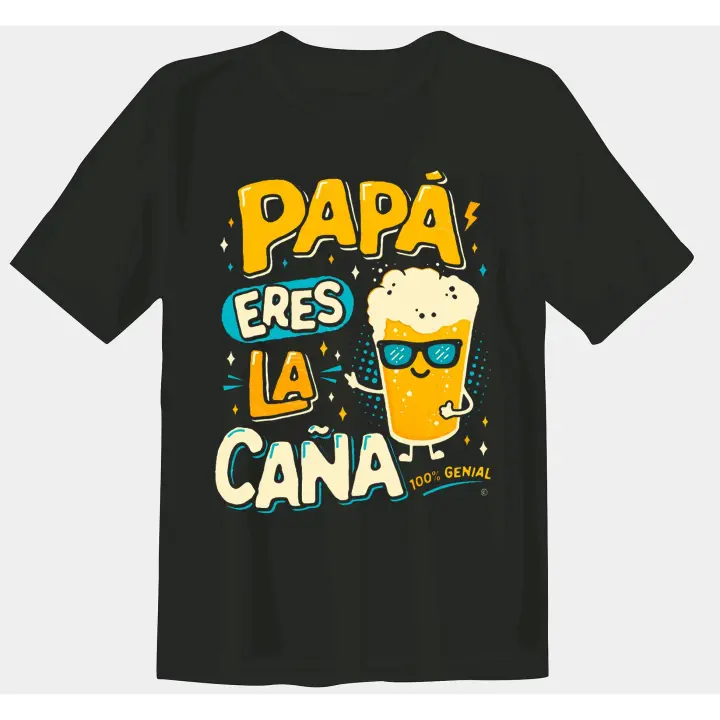 Camiseta de manga corta 100% algodón para el Día del Padre - Estilo único para el mejor papá - Regalo perfecto con diseño exclusivo ¡Disponible ya en Miravia! - 1