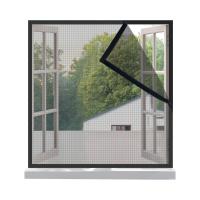 ARISE SHOP-Mosquitera autoadhesiva y reutilizable para ventanas,Protección Anti mosquitos,Malla Anti Moscas, Mosquito,Blanco y Negro,GRIS - details 0