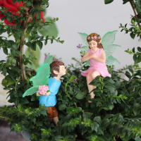 2PC Decoración De Jardín Única Para Día De San Valentín - Fae De Flor Símbolo De Amor Dulce - Adorno Exclusivo Para Exterior - details 12