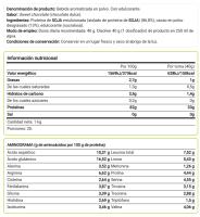 Soy Protein (Proteína de Soja) - Vegan - 1kg *Aislado de proteína de soja sabor yogur frutas del bosque. Alto contenido en proteínas (88%), bajo contenido de grasa (1,5%) y fácil disolución. 100% vegano, sin lactosa y sin gluten. - details 11