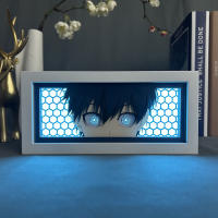 Lámpara De Mesa Anime Blue Lock Yoichi Isagi Lightbox Para Decoración De Habitaciones Papel Cortado Iluminación Nocturna LED - details 3