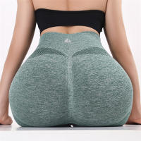 Shorts De Verano Para Mujer Cintura Alta Yoga Workout Leggings Scrunch Butt Elastic Casual Deporte Fitness Sin Costuras - details 9