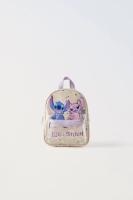 Nueva Mochila Disney Para Niños Y Niñas Con Estampado De Stitch En Color Off-White Decoración De Estrella De Lentejuelas Transparente Y Estilo Lindo De Alta Calidad - details 3